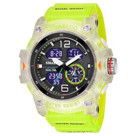 Mens Digital Watch, Sport Watches for Men Outdoor Military Digital Analog Stopwatch Waterproof Multifunctional Wrist Watch