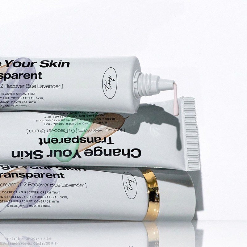 Tuque 트렌스페어런트 리커버 비비크림 (2color) Transparent Recover BB Cream (2