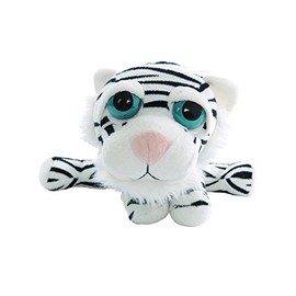 Suki Gifts Li'L Peepers Jungle Animals Nero Tiger Soft Boa Plush Toy (Black/ White)