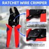 Wire Crimping Tool with Ratchetm, Ratcheting Wire Crimper Tool for
