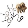 Five Dog Leash,Comfortable Five Dog Leash with Reflective,360 Swivel No