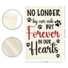 Dog Bereavement Gifts Pet Memorial Garden Flag No Longer By