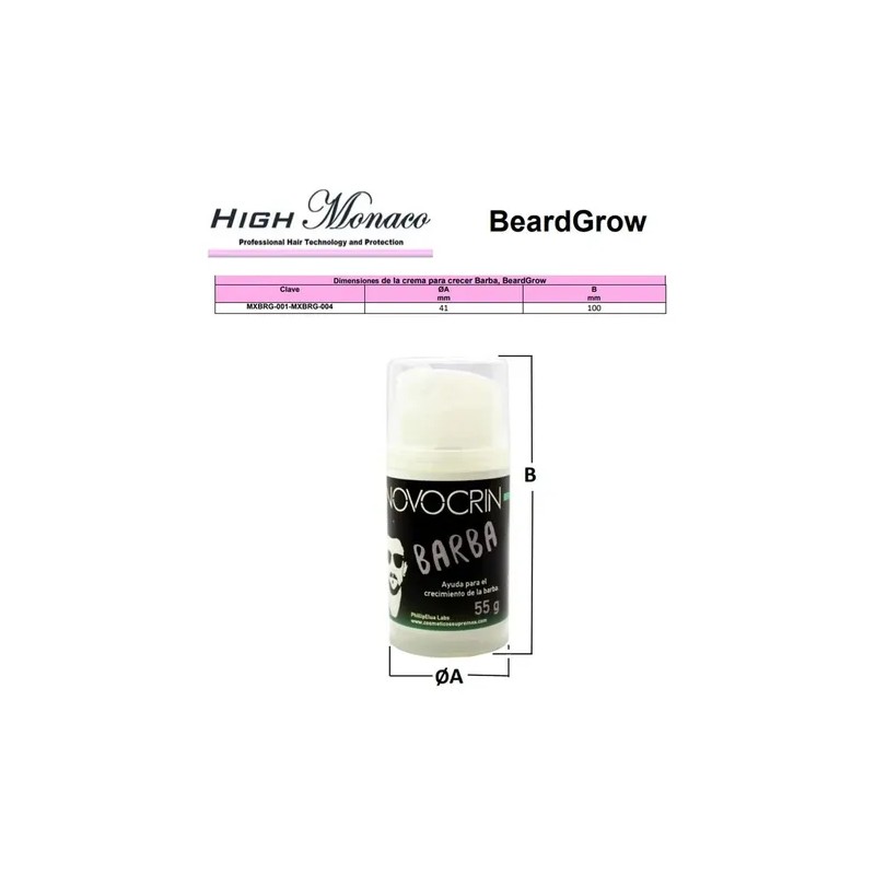 3x2 Tratamiento Pro Barba Bigote Rapido Seguro Novocrin 55gr