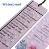 Christian Couples' Bamboo Bookmarks for Women with Floral and Bible