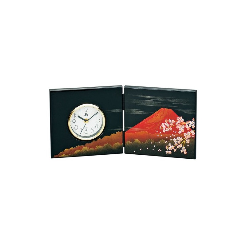 Folding screen clock ( middle) Fuji Sakura < Fuji >