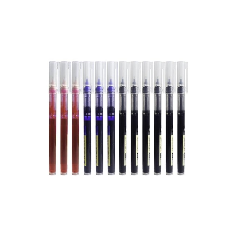 Idcrea R2 Liquid Roller Ball Pen… (Red Blue Black)