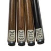 3Pcs Rubber Cue Butt Protectors, Black Pool Cue Stick Rubber