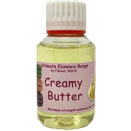 Creamy Butter Ultimate Essence Range Extra Strength Food Flavouring 100ml New professional range from Flavour World