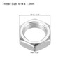 PATIKIL M14 x 1.5 Steel Hex Nuts, 10 Pack Metric