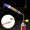 Double Heating Flame Torch Portable Adjustable Welding Gun for Outdoors