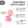 Foldable potty chair Portable Potty Seat for Toddler Folding potty