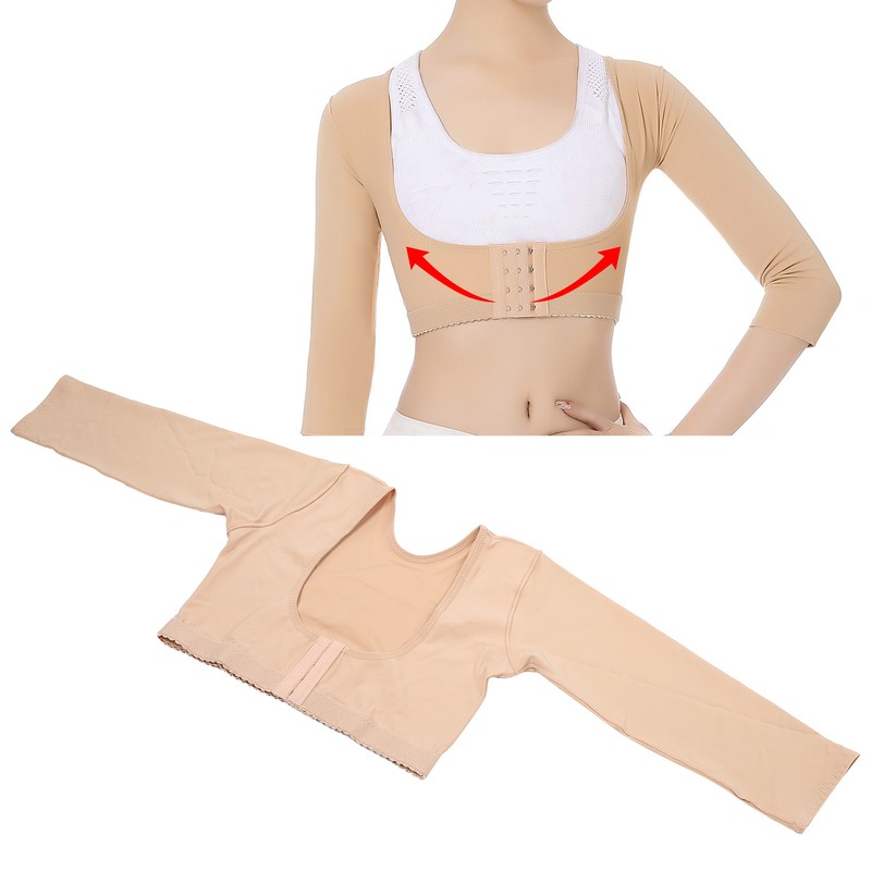 Women Posture Shaper Upper Arm Shaper Shapewear Compression Sleeves Posture