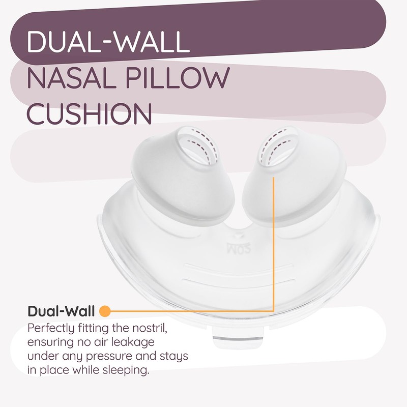 Nasal Pillow Cushion Replacement for Resmed AirFit P10 Frame Nose