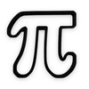 Pi Cookie Cutter with Easy to Push Design (4 inch)