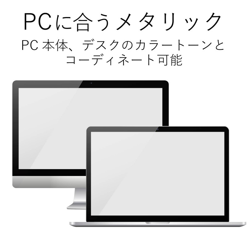 エレコム マウスパッド XLサイズ メタリック(シルバー) MP-MBGSV