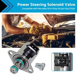 MAX COOL Power Steering Solenoid Valve Suitable for Mercedes W211 W164 ML500 Replaces 2114600984