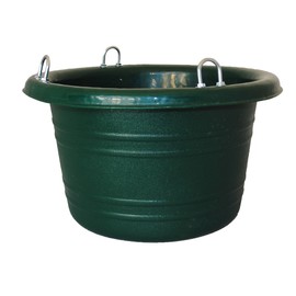 Horsemen's Pride Horse Feed Tub, Small, 18 Quarts, Green