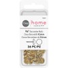 Dritz Home 9009 Smooth Decorative Nails, 3/8-Inch, Brass (36-Piece)