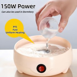 Egg Cooker, 110V 150W Electric Hard Boiled Egg Cooker with Anti-Dry Burning, Kitchen Egg Steaming Breakfast Machine, Household Rapid Egg Cooker with Automatic Power-Off for 6 Eggs