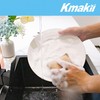 KMAKII Bamboo Kitchen Sponges Dish Sponges Natural Cleaning Sponges Beige