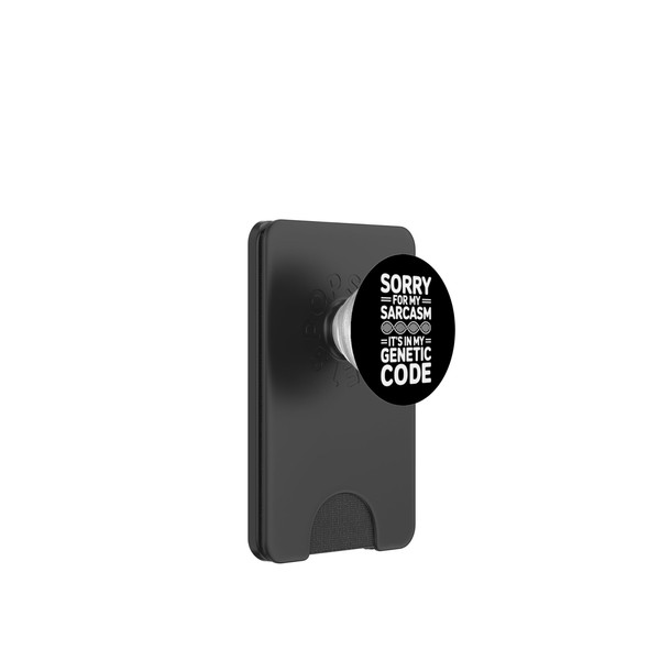 Sarcastic Genealogy DNA Test Genetics Biologist Sarcasm PopSockets PopWallet for