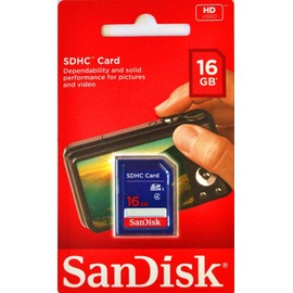 SanDisk SD Card 4GB 8GB 16GB 32GB 64GB 128GB 256GB Memory Cards for Camera Photo High Resolution Video Recording DSLR 4K Professional Storage (16GB SD Card Class4)