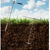 6" Chisel Earth Anchors - 6 pcs and Drive Rod