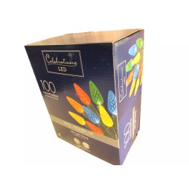 Celebrations LED 100 In/Outdoor MULTI - FACETED -C6, Light String, SKU 9045608