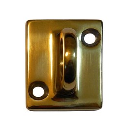 Rope Stanchion Decorative Stainless Steel Wall Plate Holder, CROWD CONTROL CENTER (Gold)