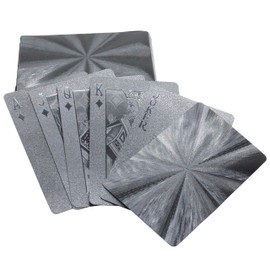 Playing Cards Golden Black Gorgeous Cards Plastic Luxury Poker Casino Magic Millionaire Party Table Game (Black/Focus) PR-PLAYCARD-BKFO