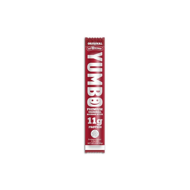 Old Wisconsin Yumbo Summer Sausage Snack Sticks, Ready to Eat,