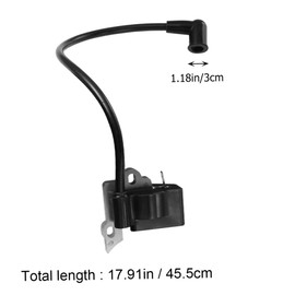 Generic Ignition Coils Chainsaw Parts Fits and Gray Low Ignition Coil Module Chainsaw Ignition Coil Chainsaw Accessories Plastic Black