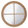 47th & Main Hanging Wall Mirror Round Four Panel, Round,