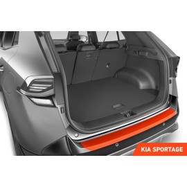 Luxshield Car Bumper Protector Set for Kia Sportage 5 (V) NQ5 I 2021-2025 - Rear Bumper guards for cars, anti scratch, Paint Protector For Sill Lip - Carbon Black