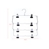 Quality Hangers Slack Hangers 2-Pack | 4 Tier Pant Hangers