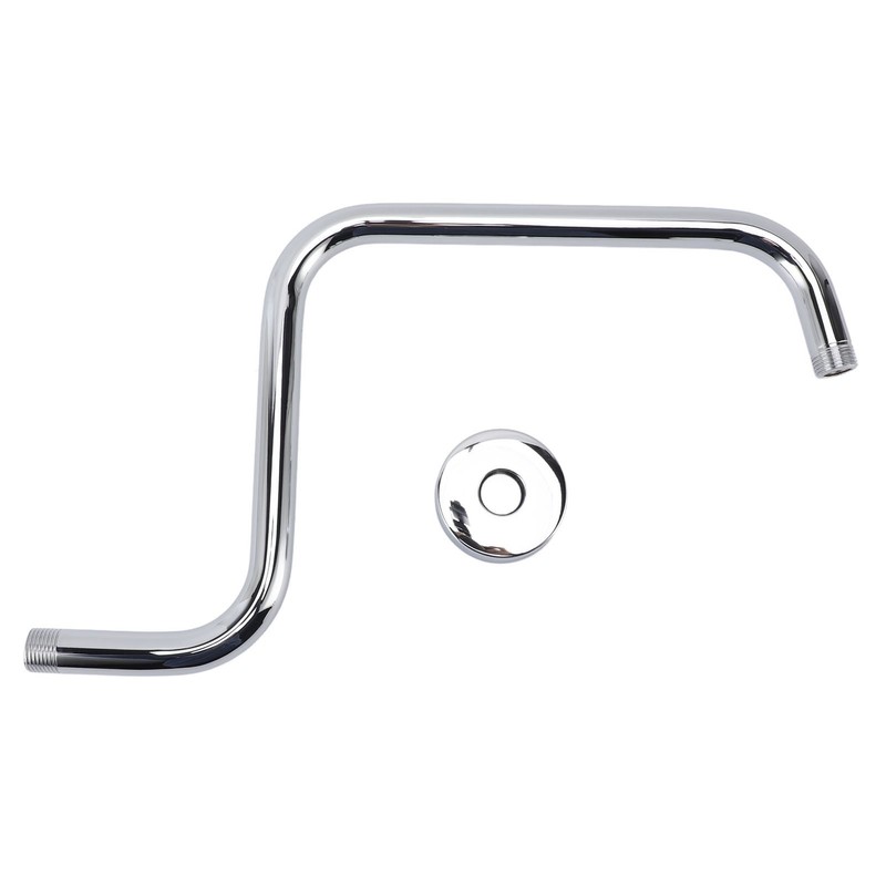 Shower Arm Stainless Steel Shower Arm with Flange S Shape