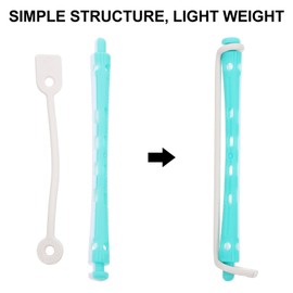 Healeved 12PCS Perm Rods Curling Rods for Short Hair Women Hair Rollers Hair Curlers Hair Perm Rods Hair Curling Tools