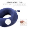 Fabuday Travel Pillow Memory Foam - Head Neck Support Airplane