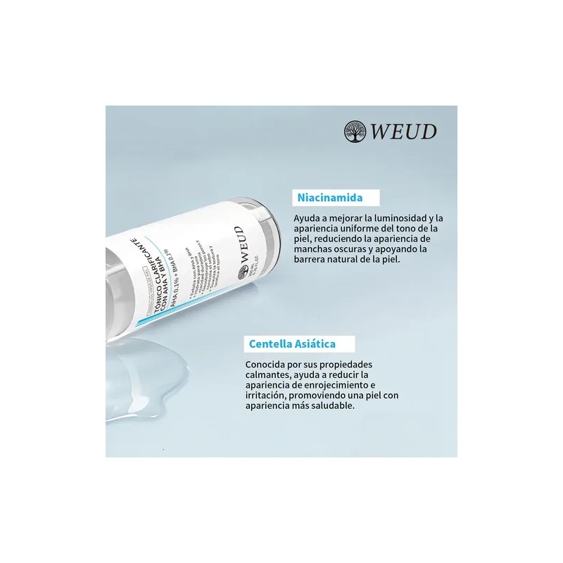 Tónico Exfoliante Aha Bha Hidratante Control Grasa 200 Ml