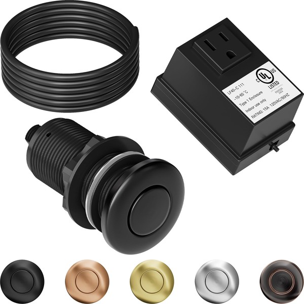 Garbage Disposal Air Switch Kit Sink Top Waste Disposal Long