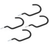 4pcs Metal Bike Wall Mount Storage Holders Garage Bicycle Hanger