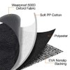 JSTHT Dog Car Seat Covers for Back Seat Waterproof Bench