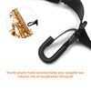Saxophone Strap Sax Shoulder Strap Adjustable Padded Leather Strap for