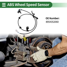 Motoforti ABS Wheel Speed Sensor ABS Sensor Anti-lock Braking System Sensor for Toyota for Scion XD 2009-2011 No.8954352060 Front Left