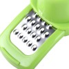 "Green Multifunction Ginger Grater Tool Mini Grater Nutmeg Grinder Garlic,