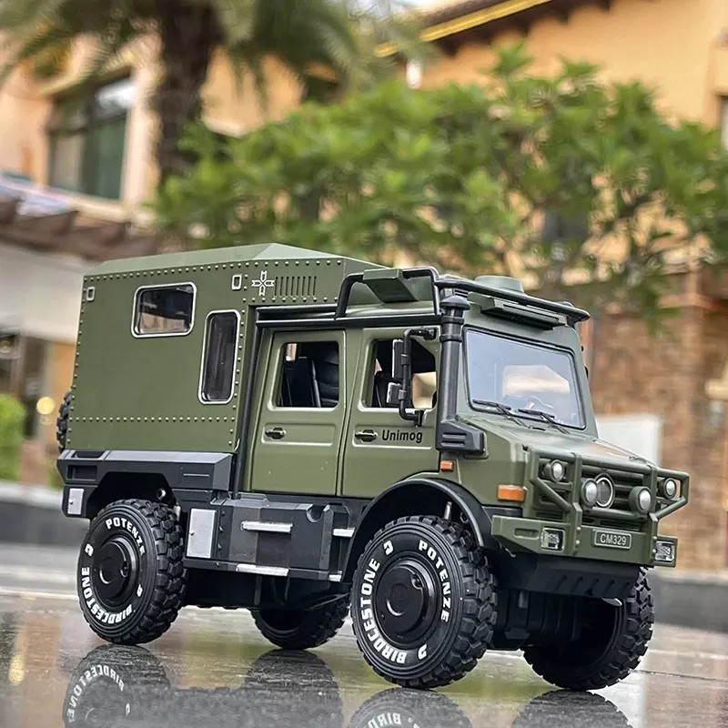 DuBeeBee Increíble Camión Unimog Todoterreno Para Colección