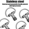 4 Pieces 1/4 Inch Screw Stainless Steel Tripod Screws 1/4