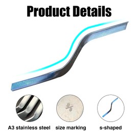 2 Pack Brick Jointer Tool 1/2 in x 5/8 in Double End Mortar Finishing Tool, Jointer Bricklaying Tools for Building Walls, Jointer for Builders and Brickies for Neat Brickwork During Pointing