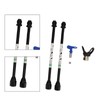 Airless Spraying Tool Extension Pole Rod Spraying Tool, Multifunctional, Black
