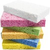 Cellulose Sponges,Heavy Duty Scrub Kitchen Sponge,Clean Tough Messes Without Scratching
